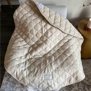 WARREN HILL Quilted Linen Baby Play Mat
